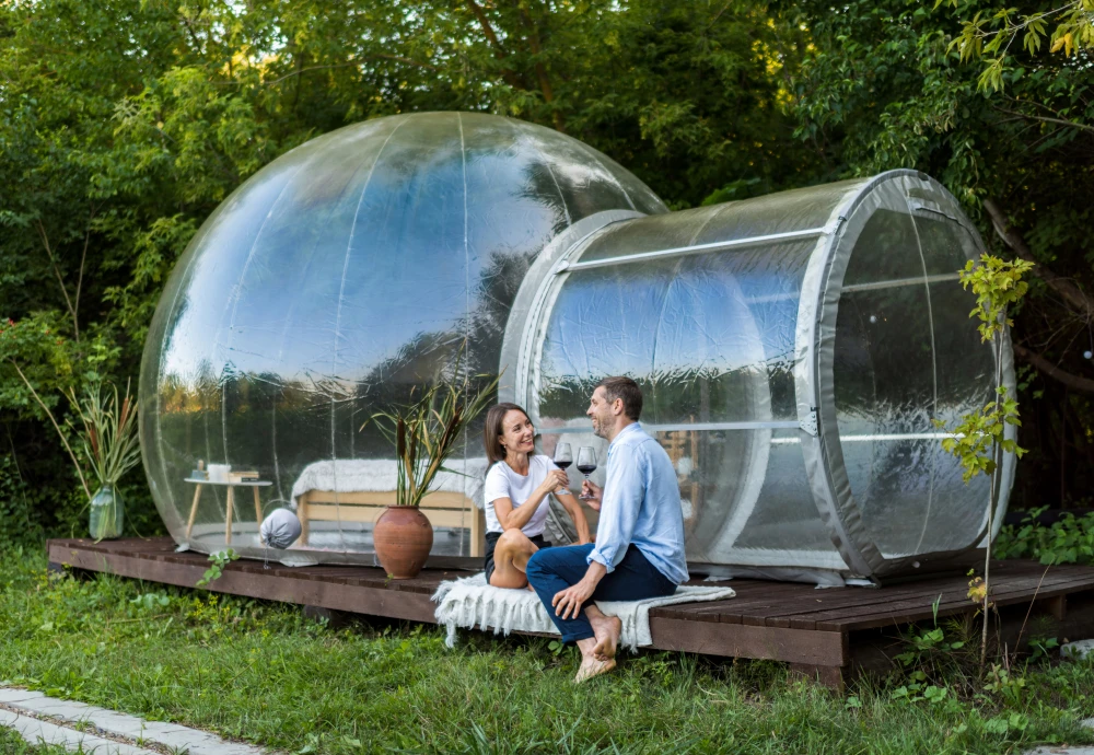 transparent inflatable bubble tent